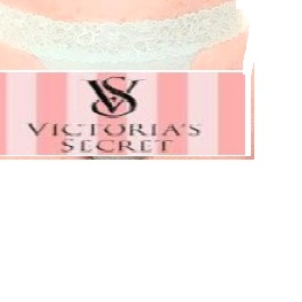 Victoria's Secret Aqua/Moss Satin Thong